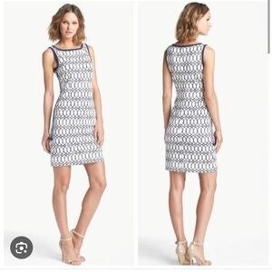 Lilly Pulitzer Women's Francesca Dress Tickle the Ivories Cameo Size L EUC